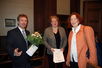 Volker Falkenstein, Carola Gold und Elisabeth Pott