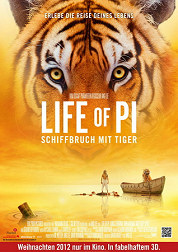Life of Pi- Schiffbruch mit Tiger